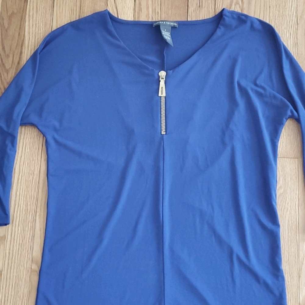 NWOT purple 3/4 sleeve blouse